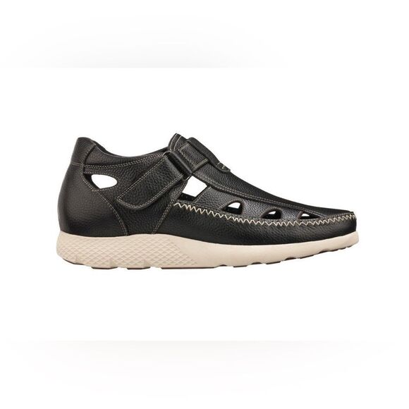 CALTO - K2132 - 2.8 Inches Taller (Black) Fisherman Sandal Size 7.5 NIB main image 9